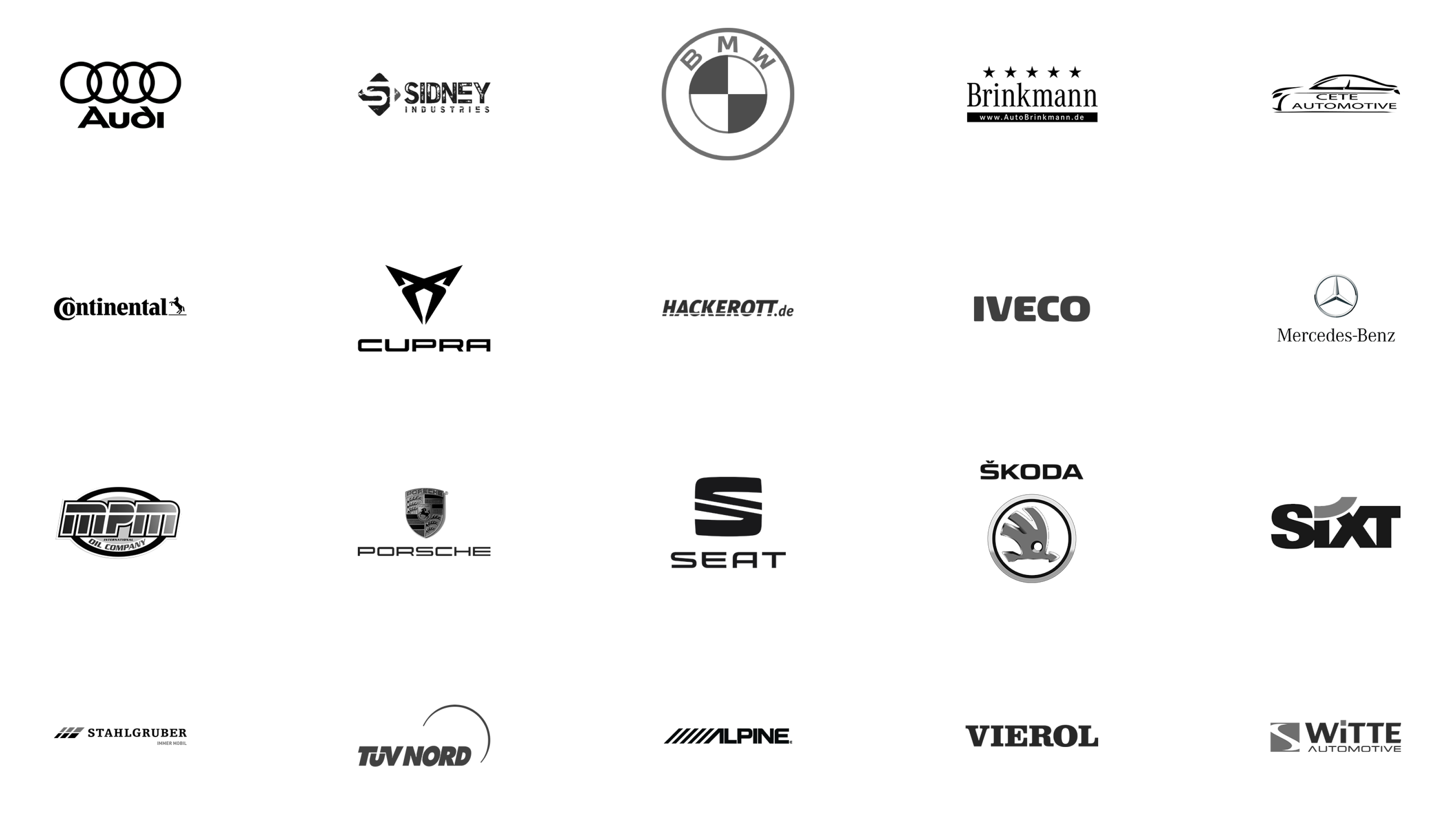 Automobilbranche Logos