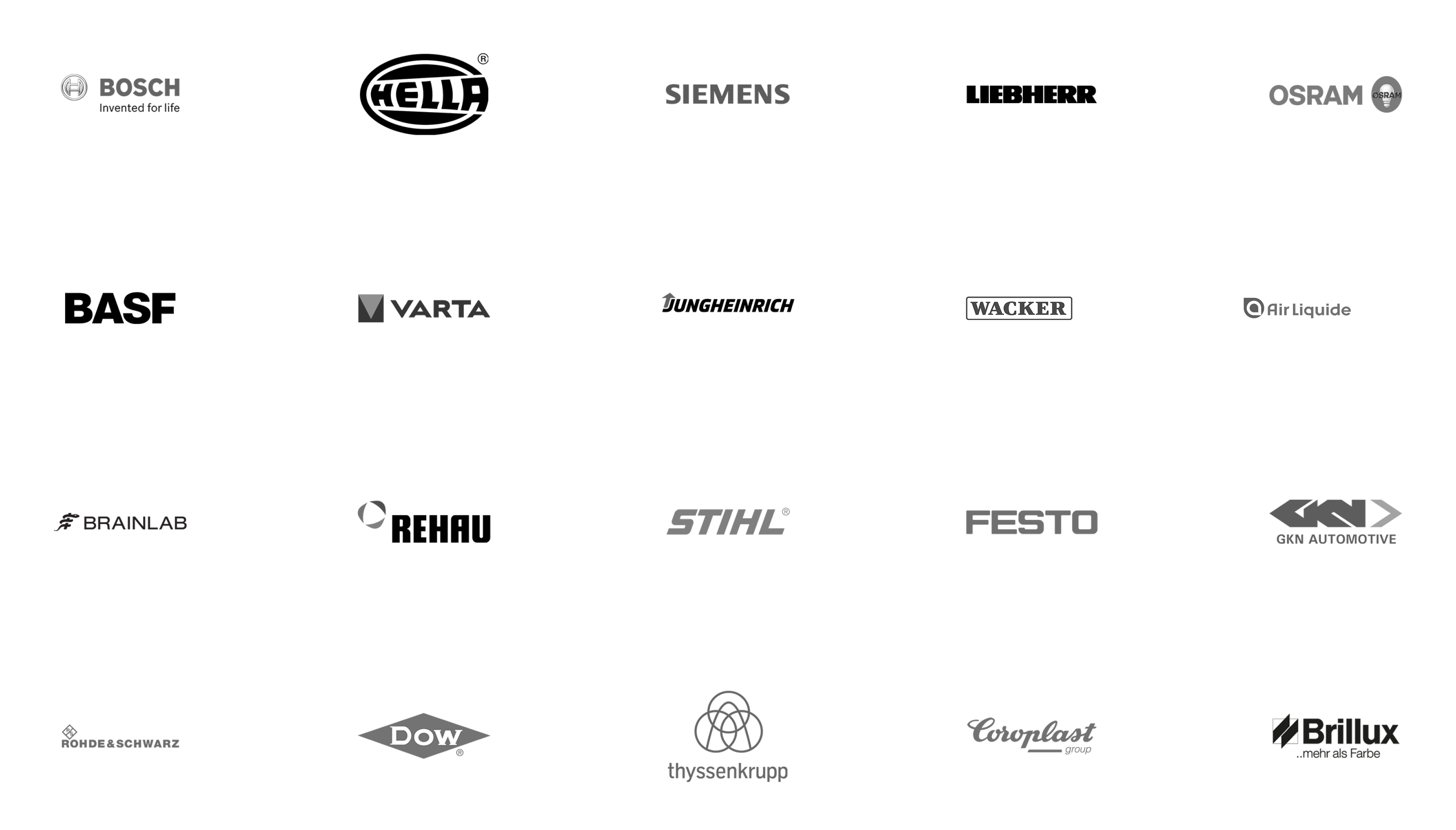Industriebranche Logos